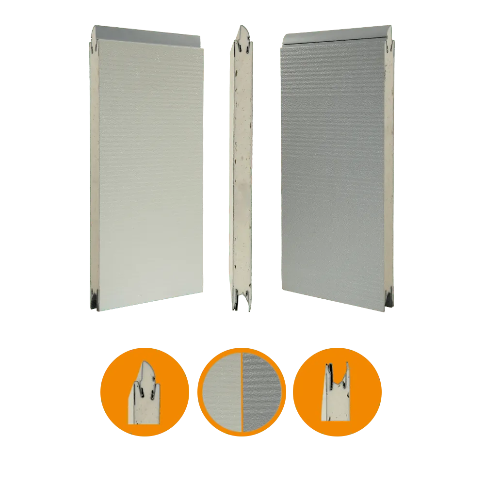 IDD-CR Torpaneel 542 Stahl RAL 9006/9002