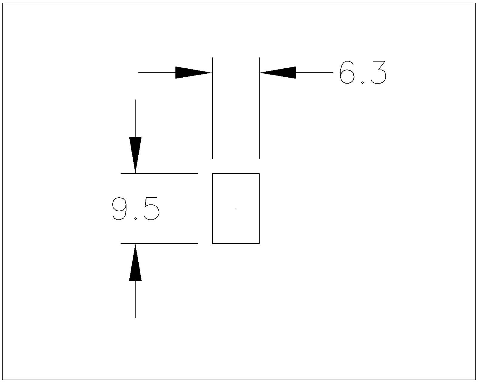 Keile für Hohlwellen Länge: 38mm