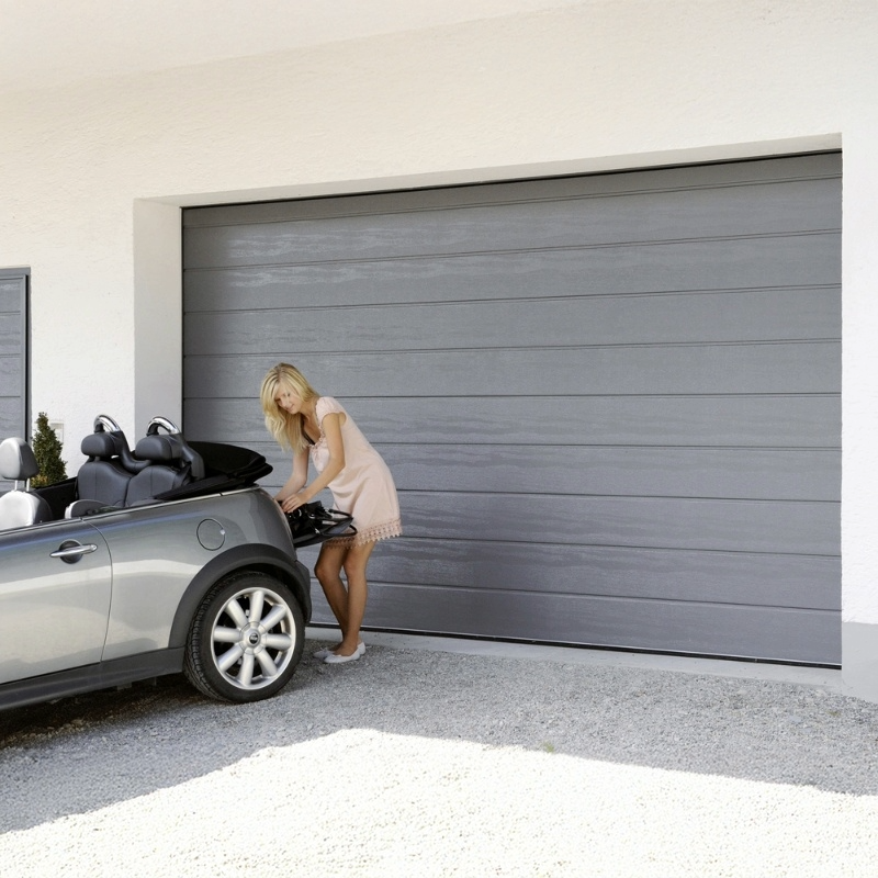 Teckentrup CarTeck Sektionaltor GSW 40-L Mittelsicke Glatt Basispaket B