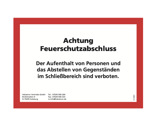 Hekatron_Hinweisschild